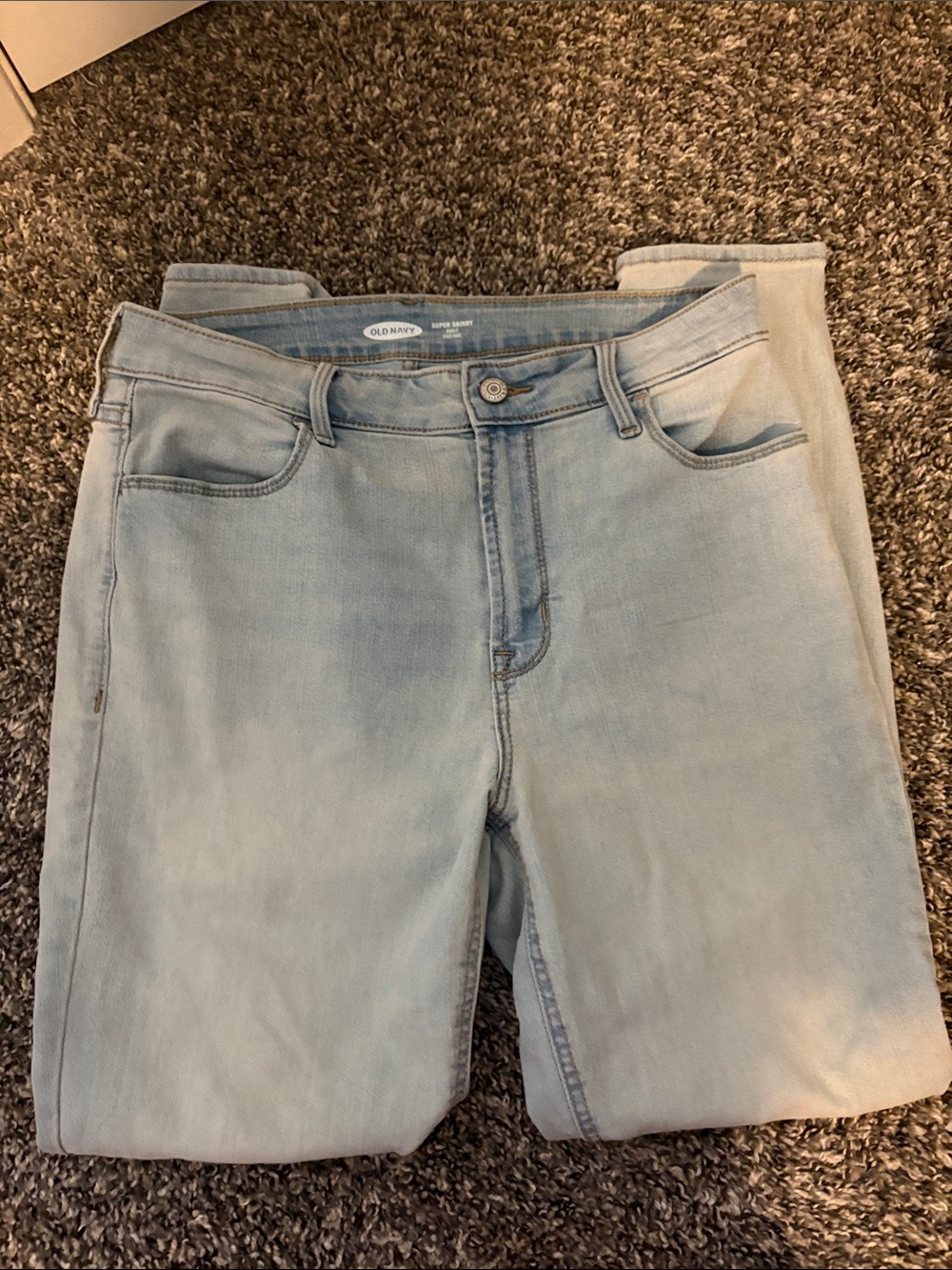 Old Navy Light Blue High-Rise Slim Jeans